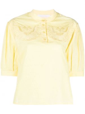 Блуза бродирана See By Chloé жълто