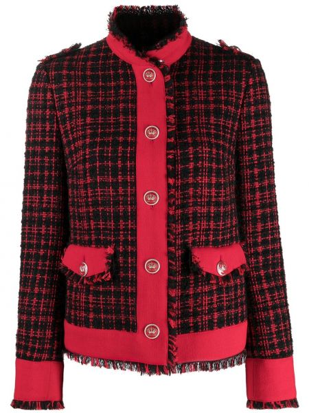 Tweed kockás dzseki Dolce & Gabbana