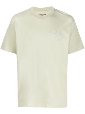 T-shirt med broderi Carhartt Wip grön