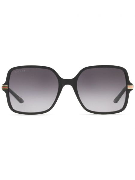 Oversize saulesbrilles Gucci Eyewear melns