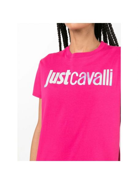 Koszulka Just Cavalli różowa