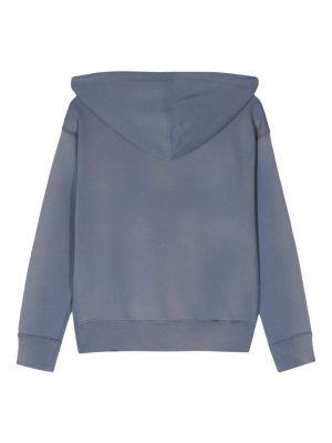 Kokvilnas apgrūtināti kapučdžemperis Polo Ralph Lauren zils