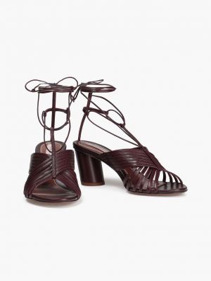 Кожаные сандалии на шнуровке Zimmermann