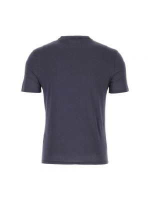 Camiseta de algodón Fedeli azul
