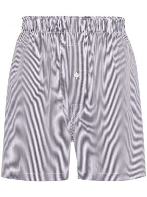 Prugaste kratke hlače s printom Maison Margiela