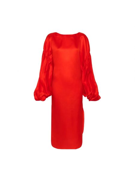 Sukienka midi Khaite czerwona