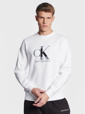 Džemperis Calvin Klein Jeans balta