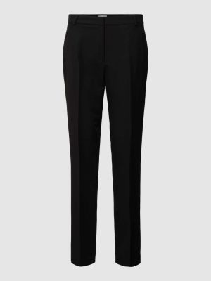 Spodnie slim fit w jednolitym kolorze Jake*s Collection czarne
