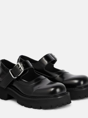 Pantofi cu toc din piele Mm6 Maison Margiela negru