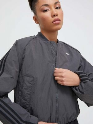 Téli kabát Adidas Originals szürke