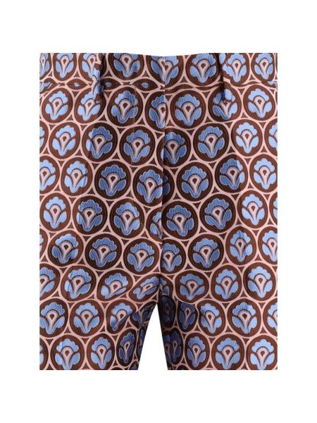 Pantalones de tejido jacquard Etro azul