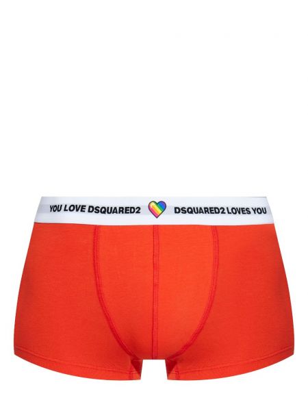 Bokserit Dsquared2 oranssi