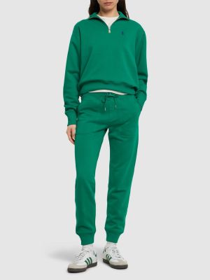 Pantalones de algodón Polo Ralph Lauren verde
