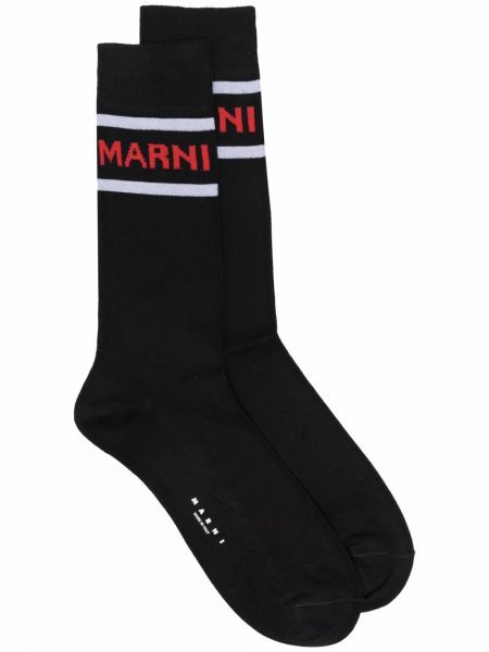 Socken mit print Marni schwarz