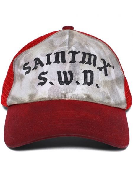 Obrabljena kapa s šiltom s potiskom Saint Mxxxxxx