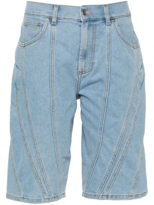 Kratke jeans hlače Mugler