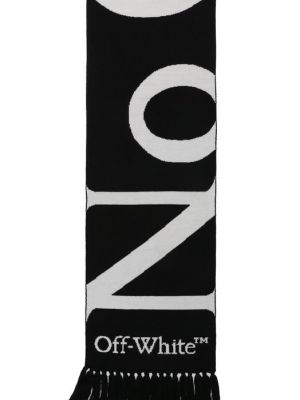 Шерстяной шарф Off-white белый