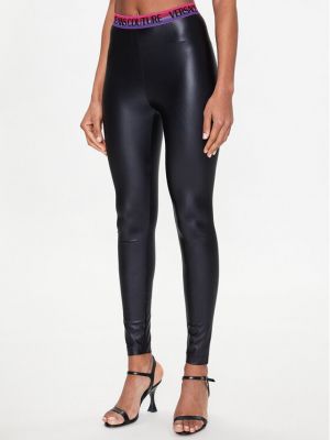 Slim fit legíny Versace Jeans Couture černé