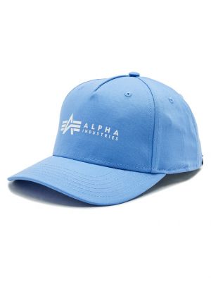 Cappello con visiera Alpha Industries blu
