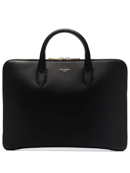 Kožená taška na notebook Dolce & Gabbana