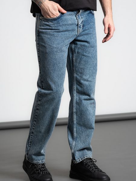 Прямые джинсы Karl Lagerfeld синие