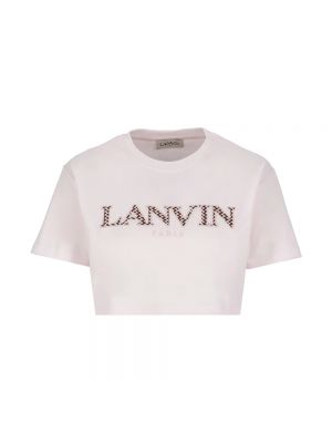 T-shirt aus baumwoll Lanvin pink