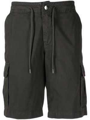 Shorts de sport en coton Emporio Armani gris