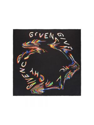 Jedwabna szal Givenchy czarna