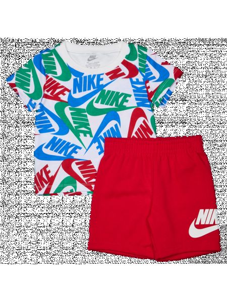Survêtement en coton en jersey Nike rouge