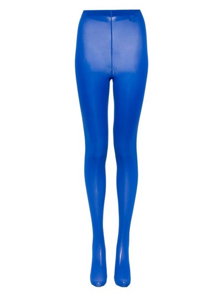 Priehľadné pančuchové nohavičky Comme Des Garçons modrá