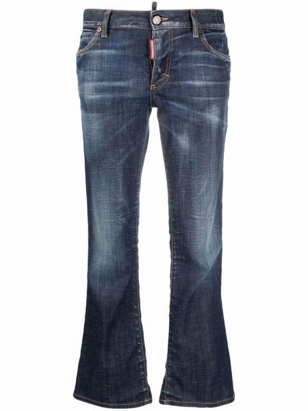 Distressed bootcut jeans Dsquared2 blau