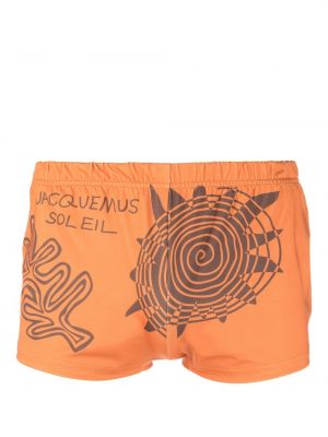 Lühikesed püksid Jacquemus oranž
