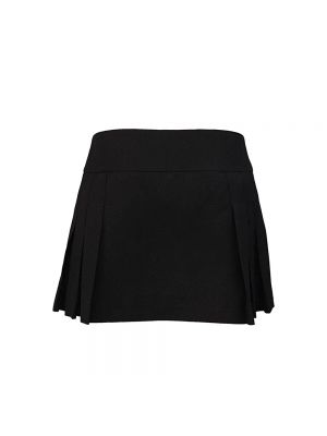 Mini falda de lana Givenchy negro