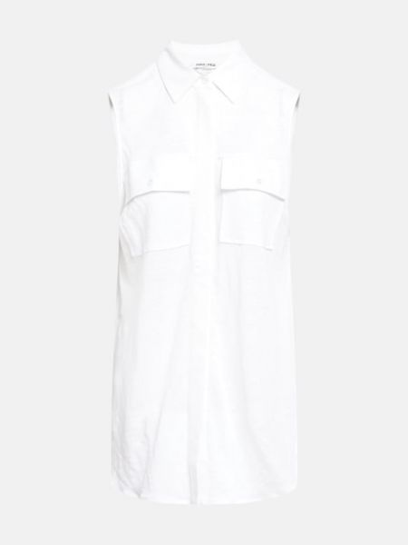 Льняная блузка Max & Moi белая