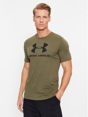 T-shirt large Under Armour kaki