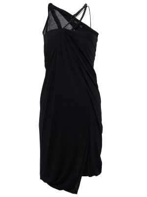 Sukienka asymetryczna Helmut Lang czarna