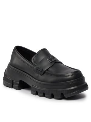 Chunky loaferice Tommy Jeans crna