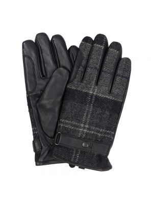 Wodoodporne rękawiczki wełniane Barbour czarne