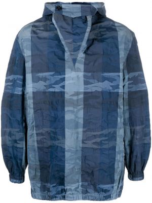 Kamuflažna jakna s potiskom Mackintosh modra