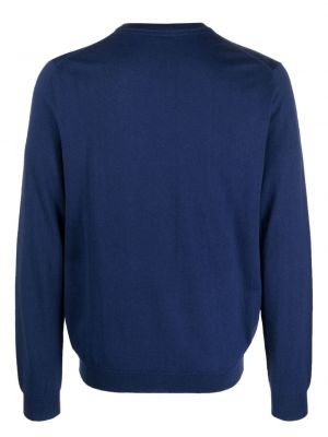 Pullover mit stickerei mit rundem ausschnitt Sun 68 blau