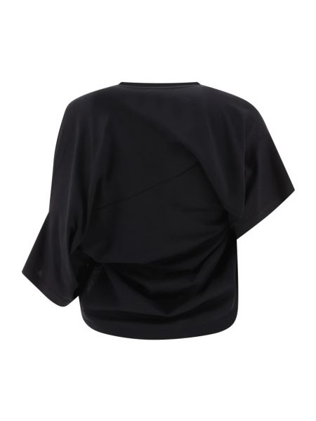 Top de algodón Givenchy negro