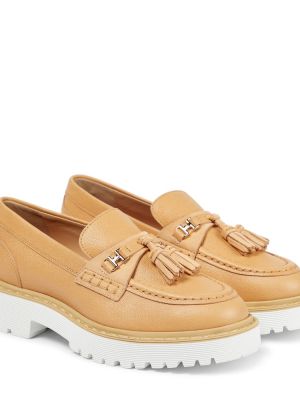 Pantofi loafer din piele Hogan maro
