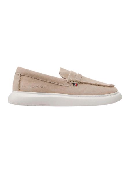 Beżowe loafers Tommy Hilfiger