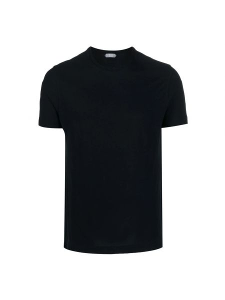 T-shirt Zanone schwarz