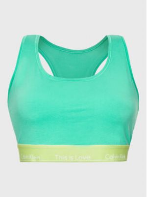 Calvin Klein Underwear Podprsenkový top Unlined 000QF7285E  - Zelená