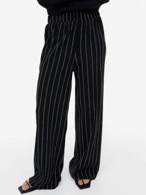 Трикотажные брюки H&m черные