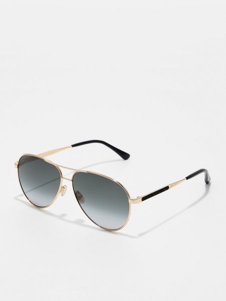 Okulary przeciwsłoneczne Jimmy Choo złote