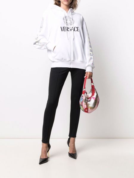 Sudadera con capucha Versace blanco