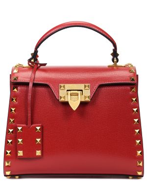 Кожаная сумка Valentino Garavani, красная