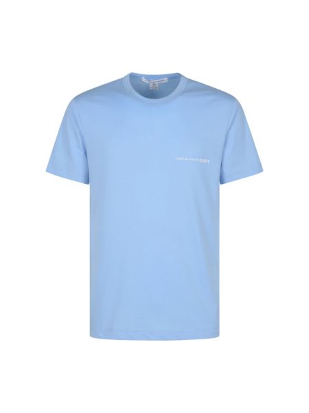 Strick t-shirt Comme Des Garçons blau